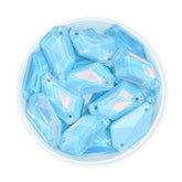 Aquamarine AM De-Art Shape High Quality Glass Sew-on Rhinestones WholesaleRhinestone